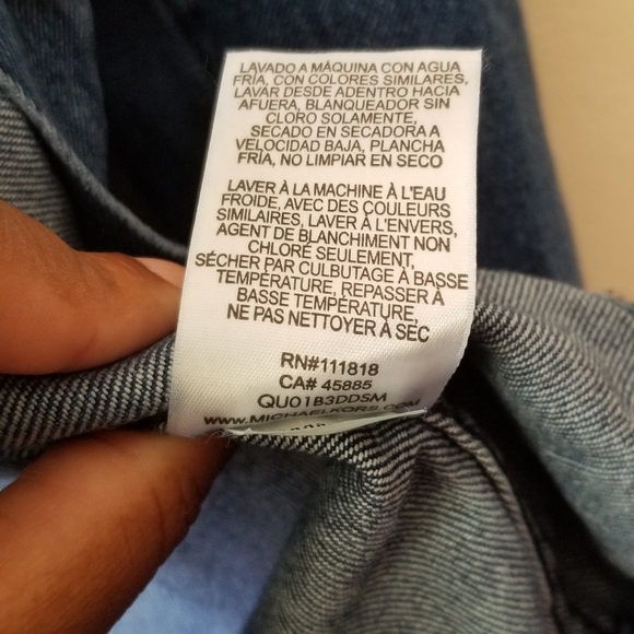 Michael Kors Jean Jacket - Picture 6 of 7